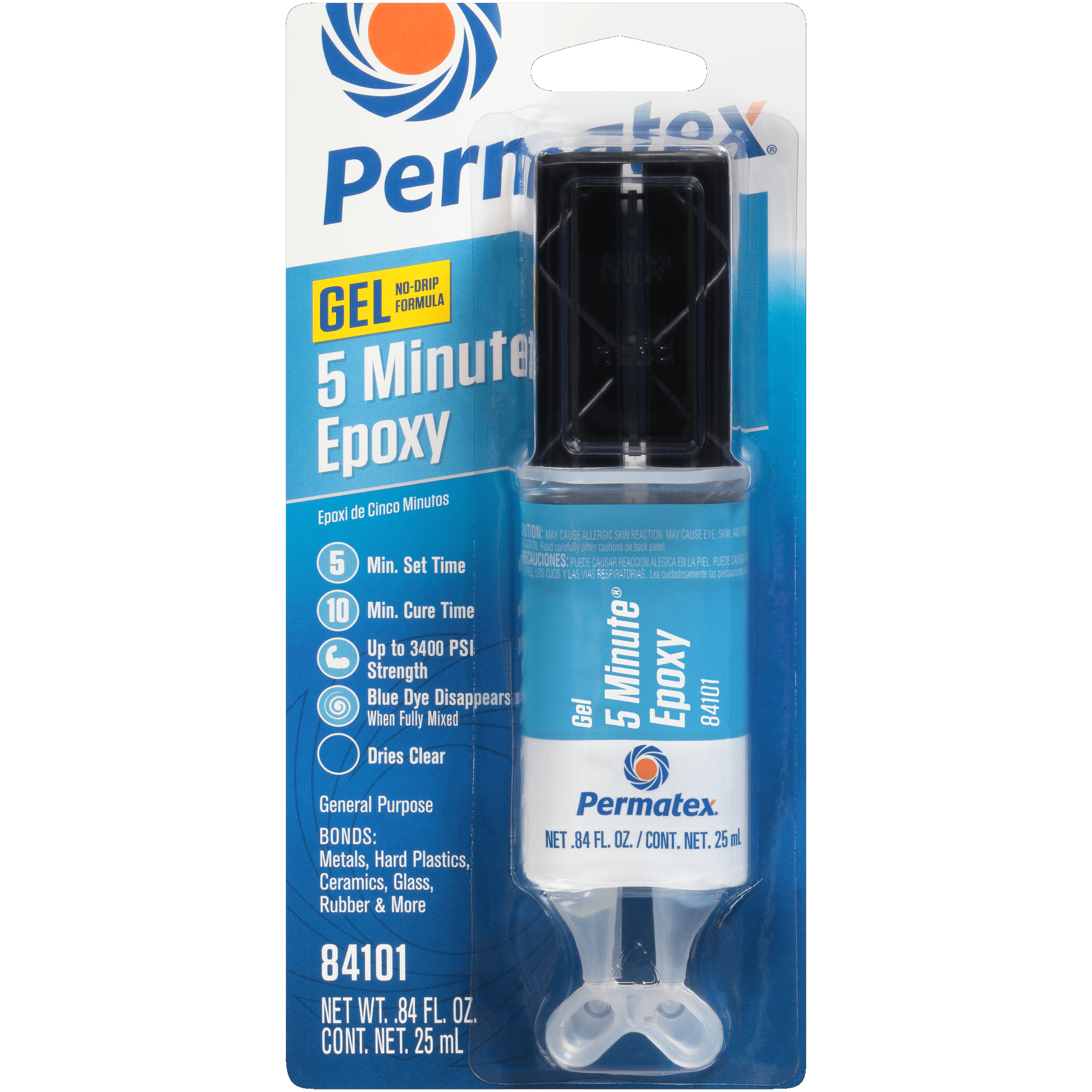 5 Min. General Purpose Epoxy 0.84 Fl. Oz 6/Case by Permatex 84101 Epoxy