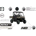 BODY - DECALS - 2024 CAN AM DEFENDER HD9 XT - WILDLAND CAMO - 62" WIDTH CALI
