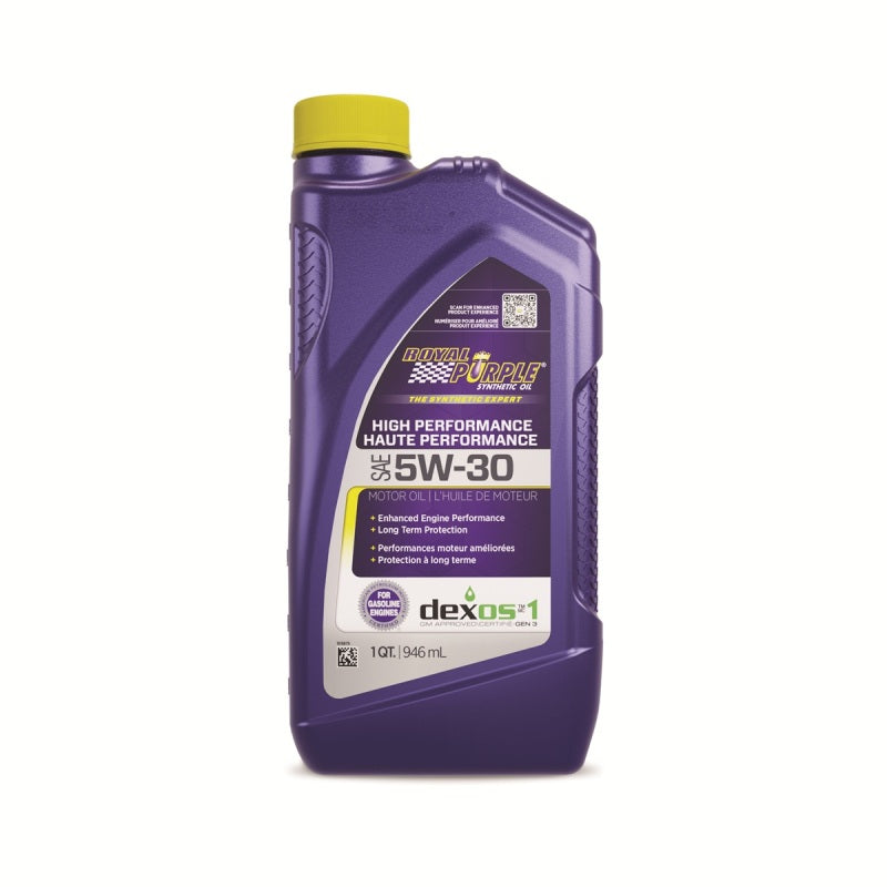 Royal Purple Synthetic High Performance 5W-30 Motor Oil (Canada) * 1 Quart, Part Number RLP26530