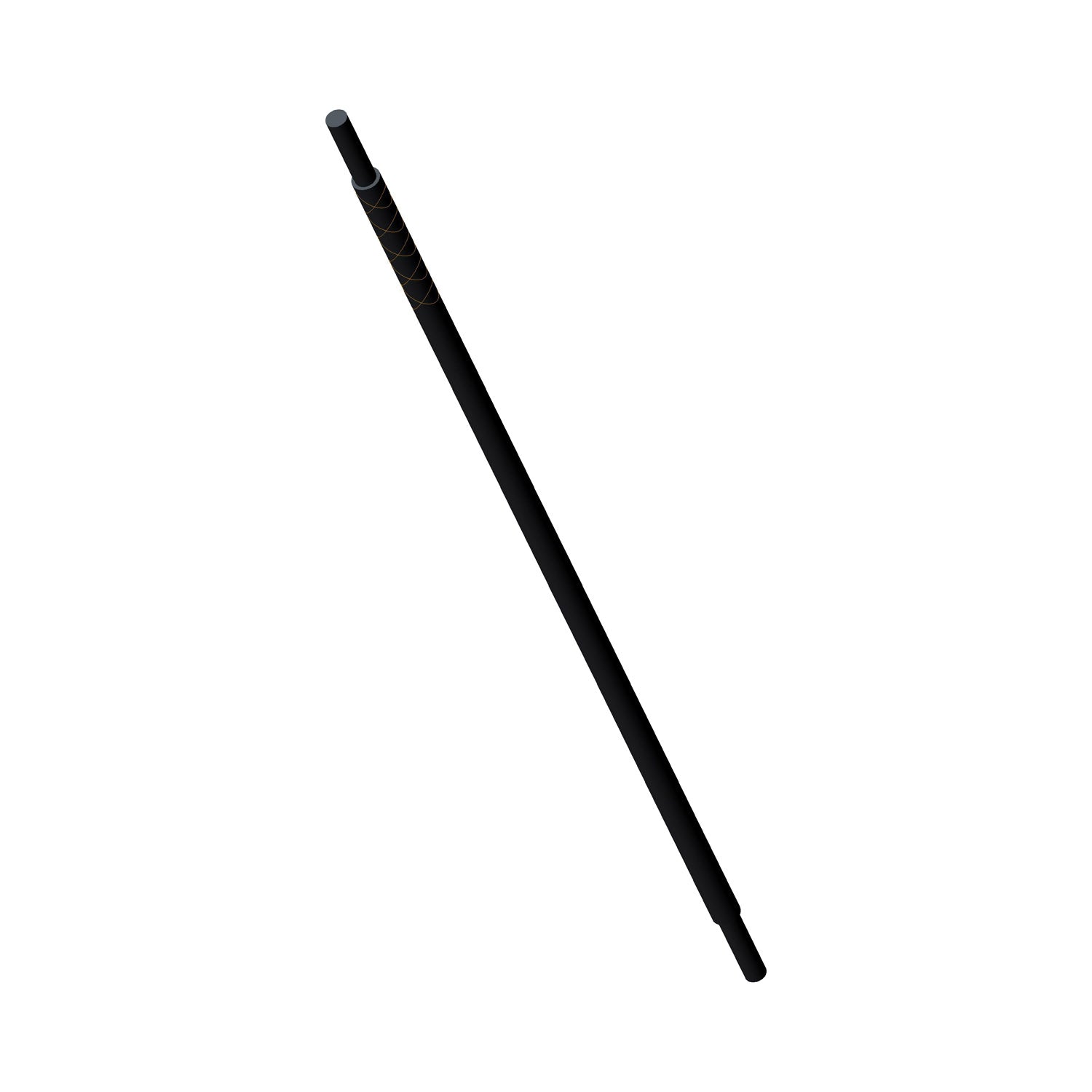 Black metal shift linkage rod with threaded ends for offroad UTV use.