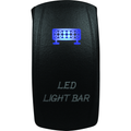 Lighted Switch LED Light Bar Blue by DragonFire Racing