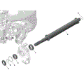 ROTAX - DRIVE SHAFT - 2025 CAN AM MAVERICK R X RS - DUSTY NAVY - 77" WIDTH CALI