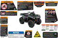 BODY - WARNING DECALS - 2023 CAN AM OUTLANDER 450 EFI