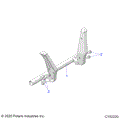 BODY: REAR RACK SUPPORT - 2024 POLARIS SPORTSMAN 850 HIGH LIFTER