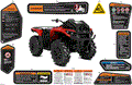 BODY - WARNING DECALS - 2025 CAN AM OUTLANDER 700 4X4 X MR - WILDLAND CAMO