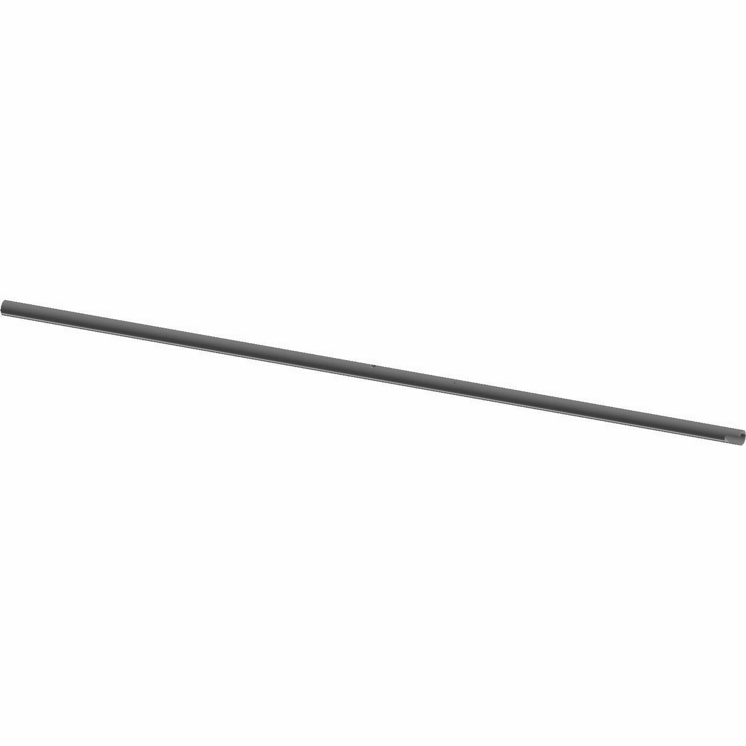 Long slender black metal tube with smooth finish designed for Polaris Ranger tailgate reinforcement.