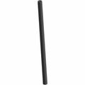 Black cylindrical rear axle shaft with smooth surface for motorcycle use.