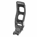 Matte black metal rear motorcycle frame with multiple mounting points and cutouts for 2008 Victory Vision.