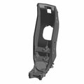 Black metal rear main frame for Victory motorcycle with mounting holes and cutouts.