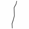 Black bent coolant tube with smooth surface and uniform diameter for Polaris vehicles.