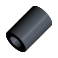 Black cylindrical metal pivot tube with a hollow center, 29.2 mm diameter.