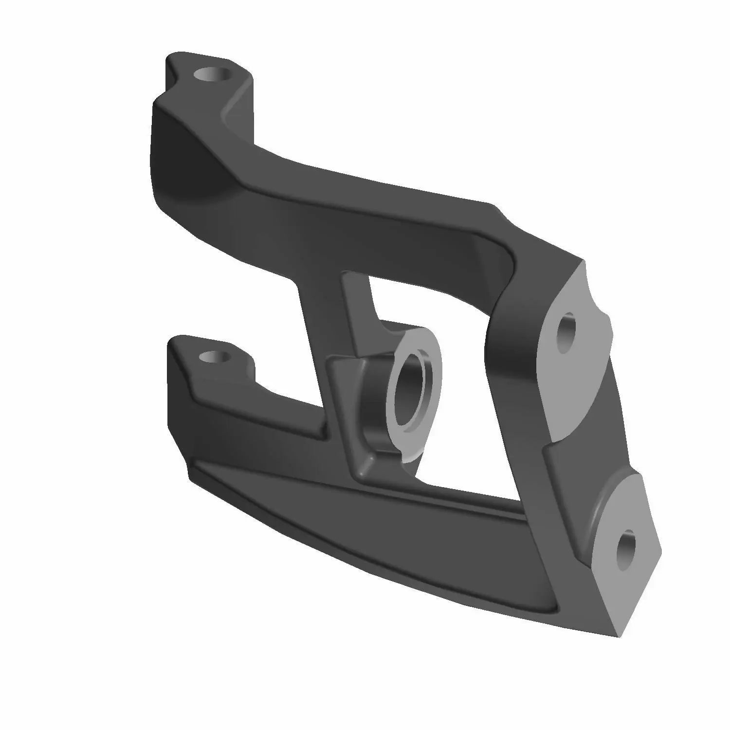 Driver Floorboard Support, Left Black by Polaris