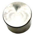 Round metallic valve tappet with smooth, shiny silver finish and solid cylindrical shape.