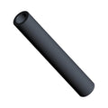 Matte black cylindrical metal pivot shaft with a hollow center, 12mm diameter.