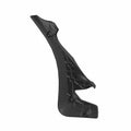 Black right-side chin fairing with angular design and textured detail for motorcycleOEM fit.
