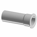 Gray cylindrical metal clutch post with a flanged hollow end.