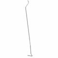 Long, slender metal tube with a 3/4 inch diameter, slightly bent at both ends.