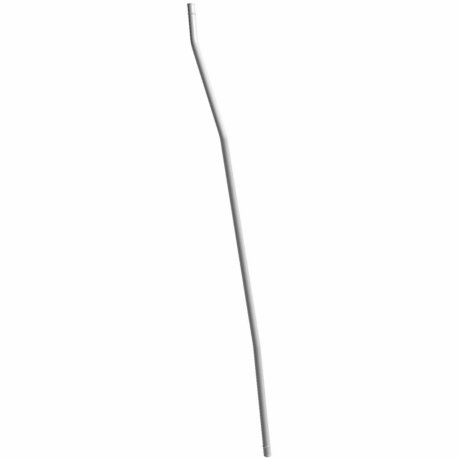 Long, slender metallic coolant tube with slight bends, designed for Polaris RZR models.