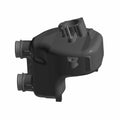 Black plastic Intake Manifold with cylindrical inlet ports and mounting points for Polaris UTV engines.