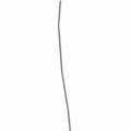 Long slender black coolant tube with slight bends and smooth surface designed for Polaris RZR vehicles.