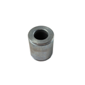 Cylindrical metal pushrod pivot with hollow center and smooth surface.
