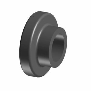 The Limiter-Compression Retainer by Polaris is a black cylindrical OEM part for Indian motorcycles, featuring a wide base and a narrower, hollow extension for secure assembly fit.