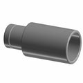 Matte black cylindrical outer post clutch component with stepped diameter and hollow interior.
