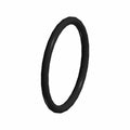 Black circular Viton O-ring gasket with smooth surface and uniform thickness.