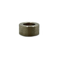 Metal cylindrical spacer with a smooth surface and hollow center hole.