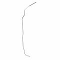Thin, irregularly bent silver metal tube with angled ends, designed for Polaris UTV suppressant system.