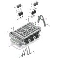 ROTAX - CYLINDER HEAD - 2025 CAN AM MAVERICK R MAX - CATALYST GRAY - 77" WIDTH CALI