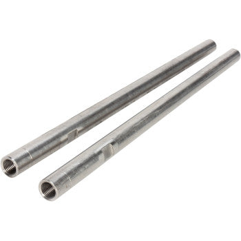 Two Tie Rods Standard by Lone Star Racing, featuring threaded ends and placed parallel on a white background, highlight their superior strength and durability.