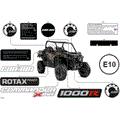 BODY - DECALS - 2026 CAN AM COMMANDER 1000R EFI X MR - DARK WILDLAND CAMO - 64" WIDTH