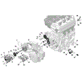 ROTAX - ENGINE COOLING - 2024 CAN AM MAVERICK R - CATALYST GRAY - 77" WIDTH CALI