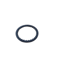A black, flat, circular metal ring with a jagged inner edge is shown on a white background. This is the Washer, Thrust by Polaris, an OEM component designed for Victory motorcycle parts assemblies.
