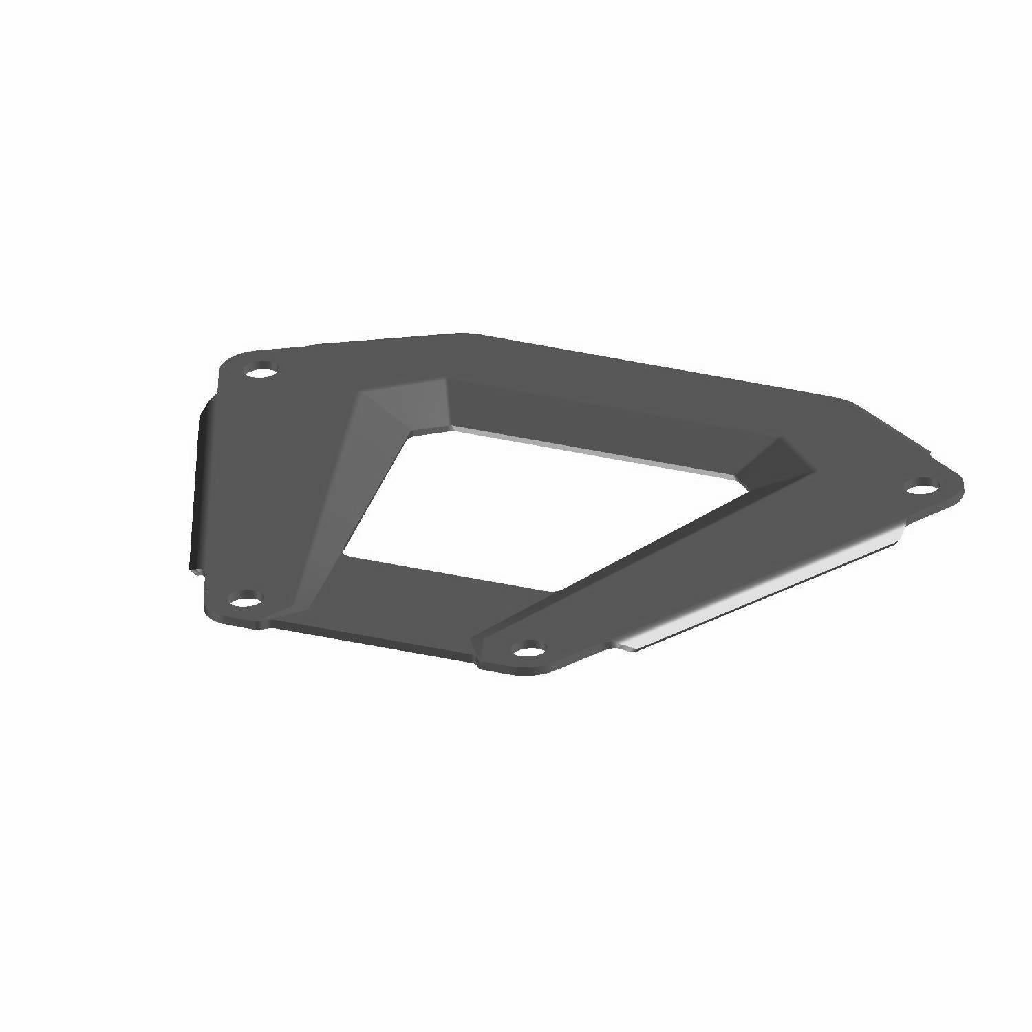 Bolt-In Radius Arm Brace, Rear, White by Polaris
