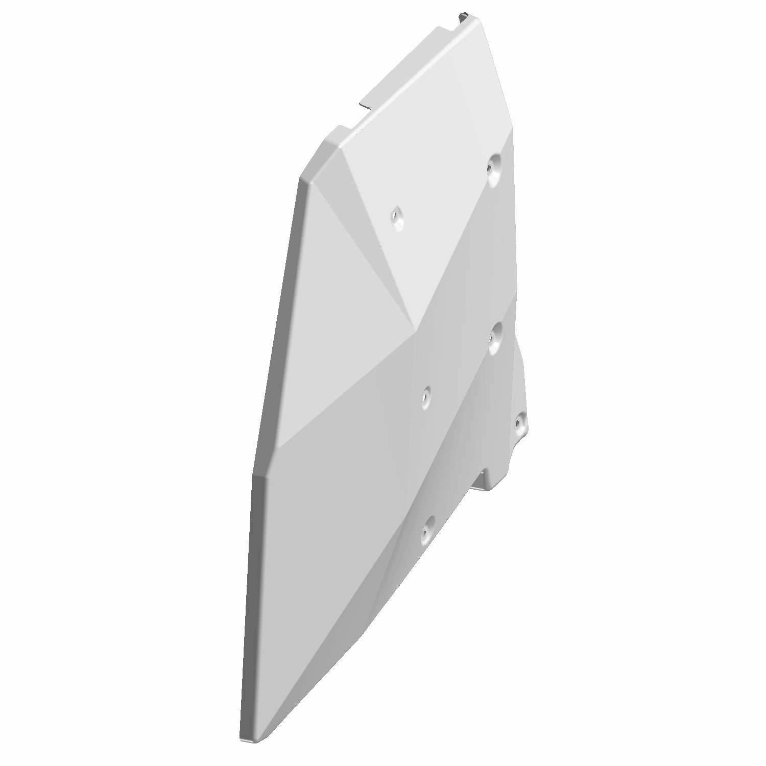 Gray angular plastic rear right door skin panel for Polaris RZR XP-4 UTV.