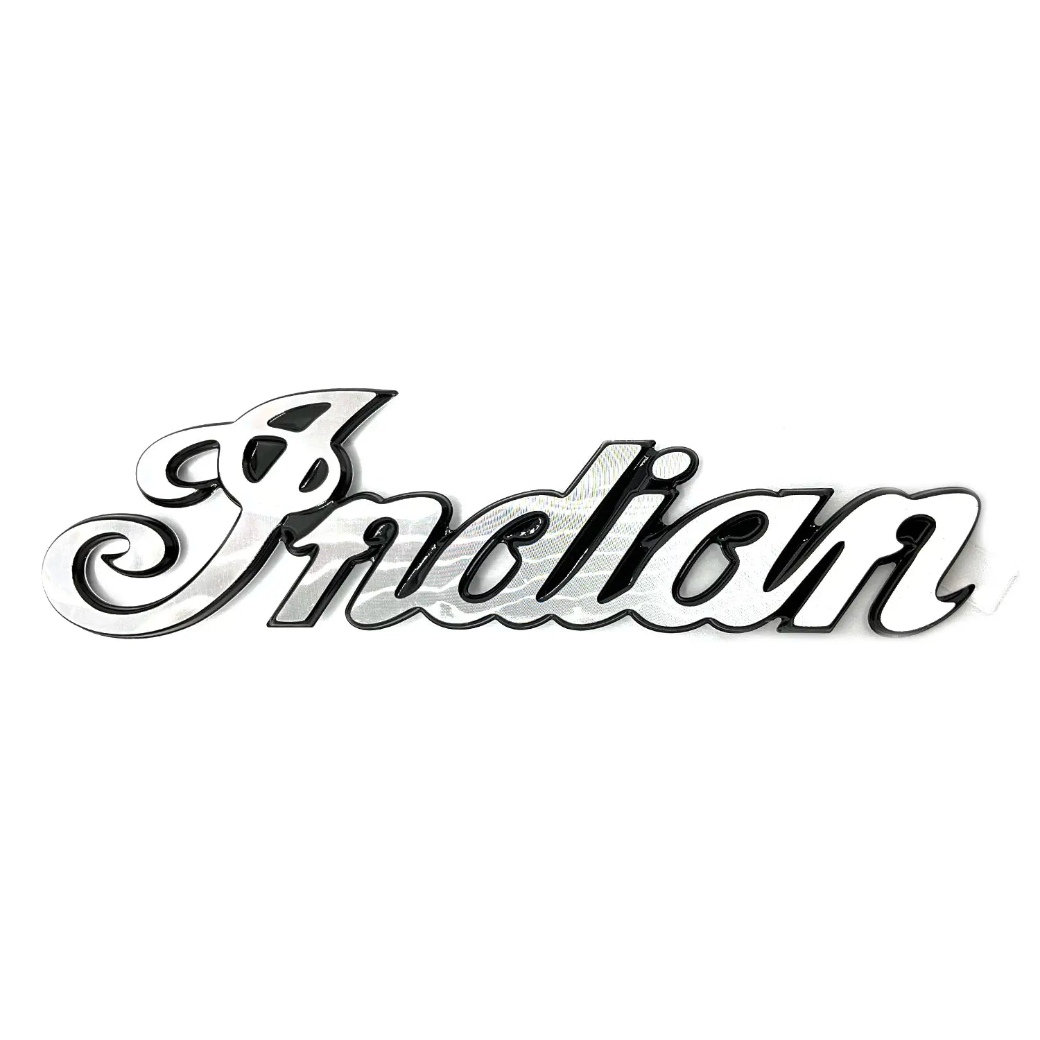 Fuel Tank Badge, Script Left N by Indian Witchdoctors