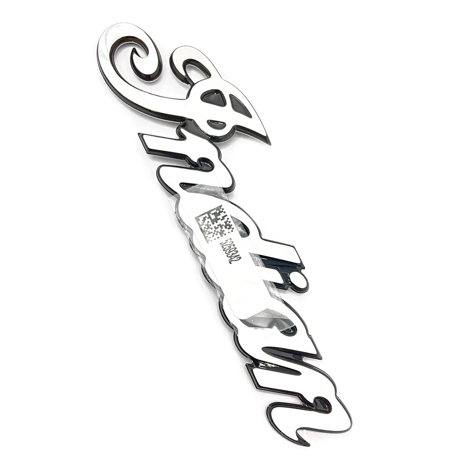Fuel Tank Badge, Script Left N by Indian Witchdoctors