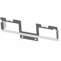 Black metal distributor bracket with mounting holes and cutout sections designed for Polaris UTV models.