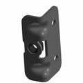 Black metal tilt mount bracket with rounded edges and multiple mounting holes.