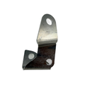 Silver metal bracket with three circular mounting holes, angled design for rear flare attachment.