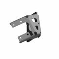 Matte black metal mounting bracket with multiple holes and angled design for Polaris EPS system.