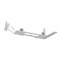 Silver metal fascia mount bracket box with multiple angled mounting points and cutouts.