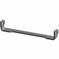Black metal turn signal mount bracket with two attachment points on each end.