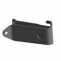 Black metal rear support bracket with a hook and mounting hole, designed for Polaris RZR models.