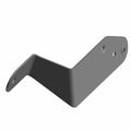 Black metal bracket with angled design and three mounting holes for secure attachment.