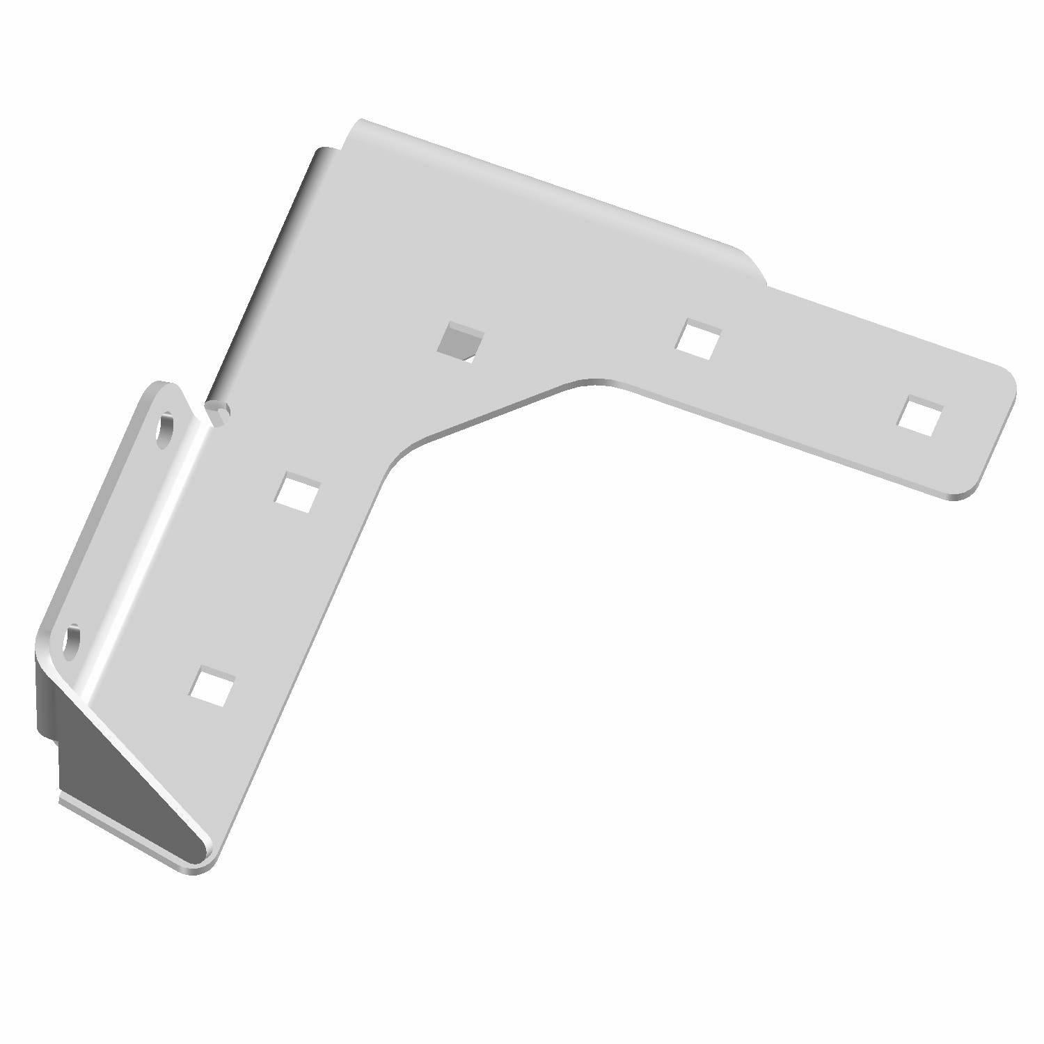 Debris Flap Bracket Left Matte Black by Polaris