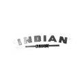 Fuel Tank Badge, Block Alum by Indian