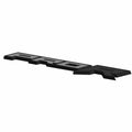 Matte black elongated badge with raised "PRO R" lettering in a sleek, angular font.